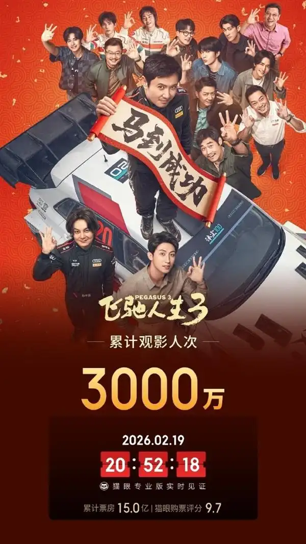 《飞驰人生3》内嵌字幕ts480p粤语蓝奏云杜比视界