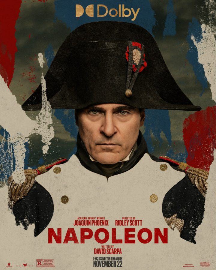 华金·菲尼克斯主演的历史巨制电影《拿破仑》即将上映，新版杜比海报发布