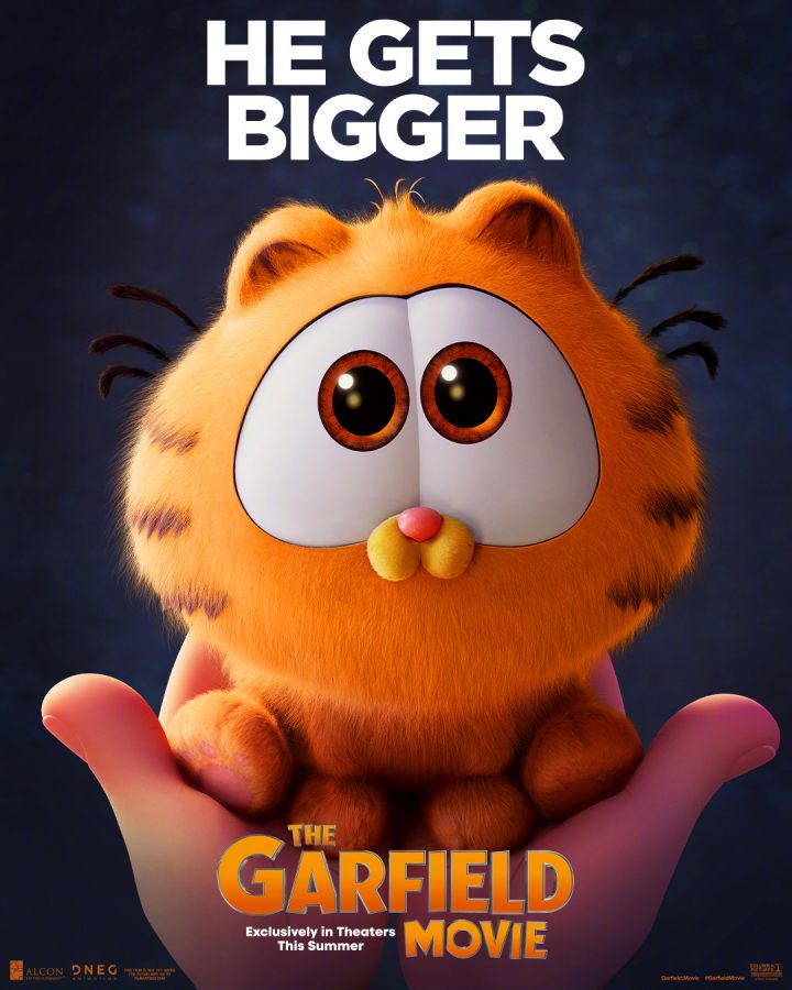 《加菲猫》动画电影发布新海报，可爱猫咪卖萌登峰造极