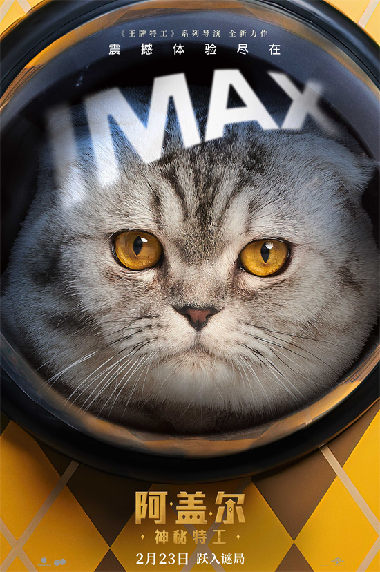 喵星人来袭！IMAX海报曝光，《阿盖尔：神秘特工》劲爆登场