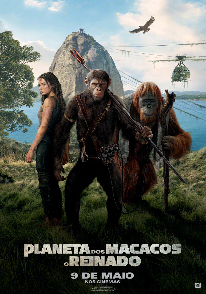 人猿合作冒险：《猩球崛起：新世界》发布新海报-1