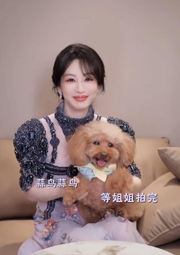 杨紫携爱犬PiuPiu共舞，网友直呼萌翻天-2