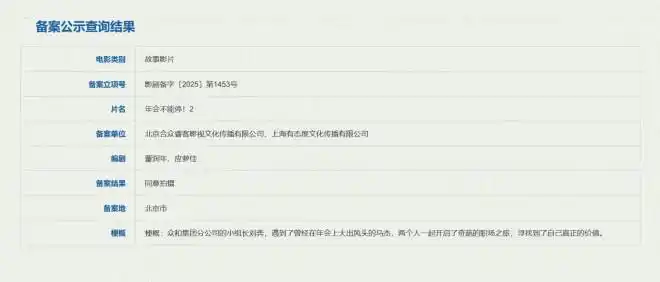 《年会不能停!2》已获准拍摄 张若昀拟出演白客职场新搭档