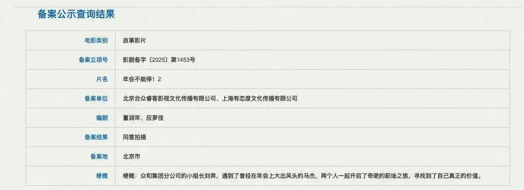 《年会不能停！2》全集迅雷磁力链接下载[MKV][HD1080P]百度云网盘资源