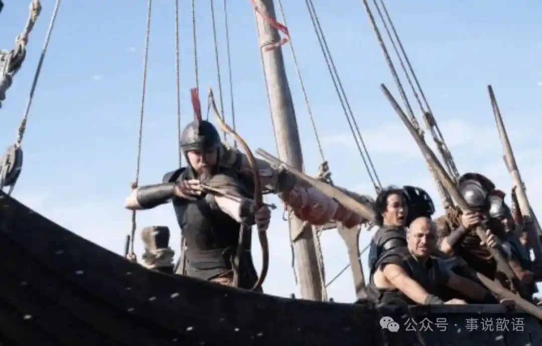 《奥德赛》狂揽十三亿佳绩,弹弓弦震颤的刹那才是全片灵魂