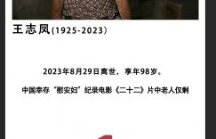 《二十二》：中国“慰安妇”纪录片登陆日本影院