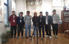 甘肃兰州拍摄的画家纪录电影《风吹过的村庄》顺利杀青