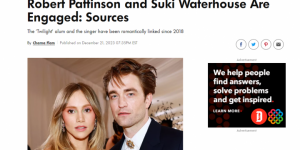 《暮光之城》男主角罗伯特·帕丁森喜订婚，女友Suki Waterhouse已有身孕