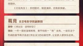 50位影评人票选春节档最令人期待的电影，哪部作品是你的心头爱？